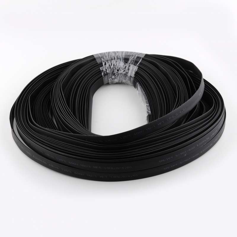 Application facile du manchon thermorétractable 8mm noir sur câble électrique